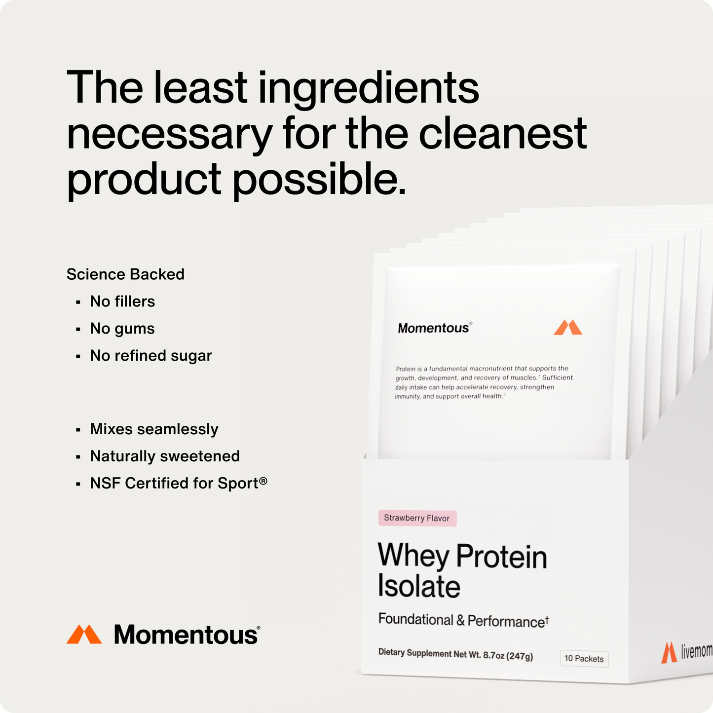 Grass-Fed Whey Protein 10-Travel Packs